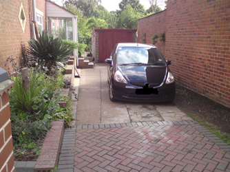 Shrubbery Driveway Example 1